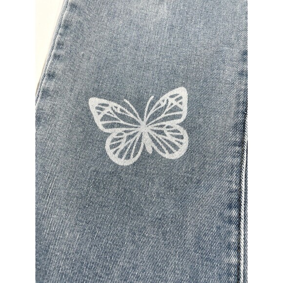 Shein Denim Jeans Girl Youth Size 10 Color Light Blue - Picture 2 of 6